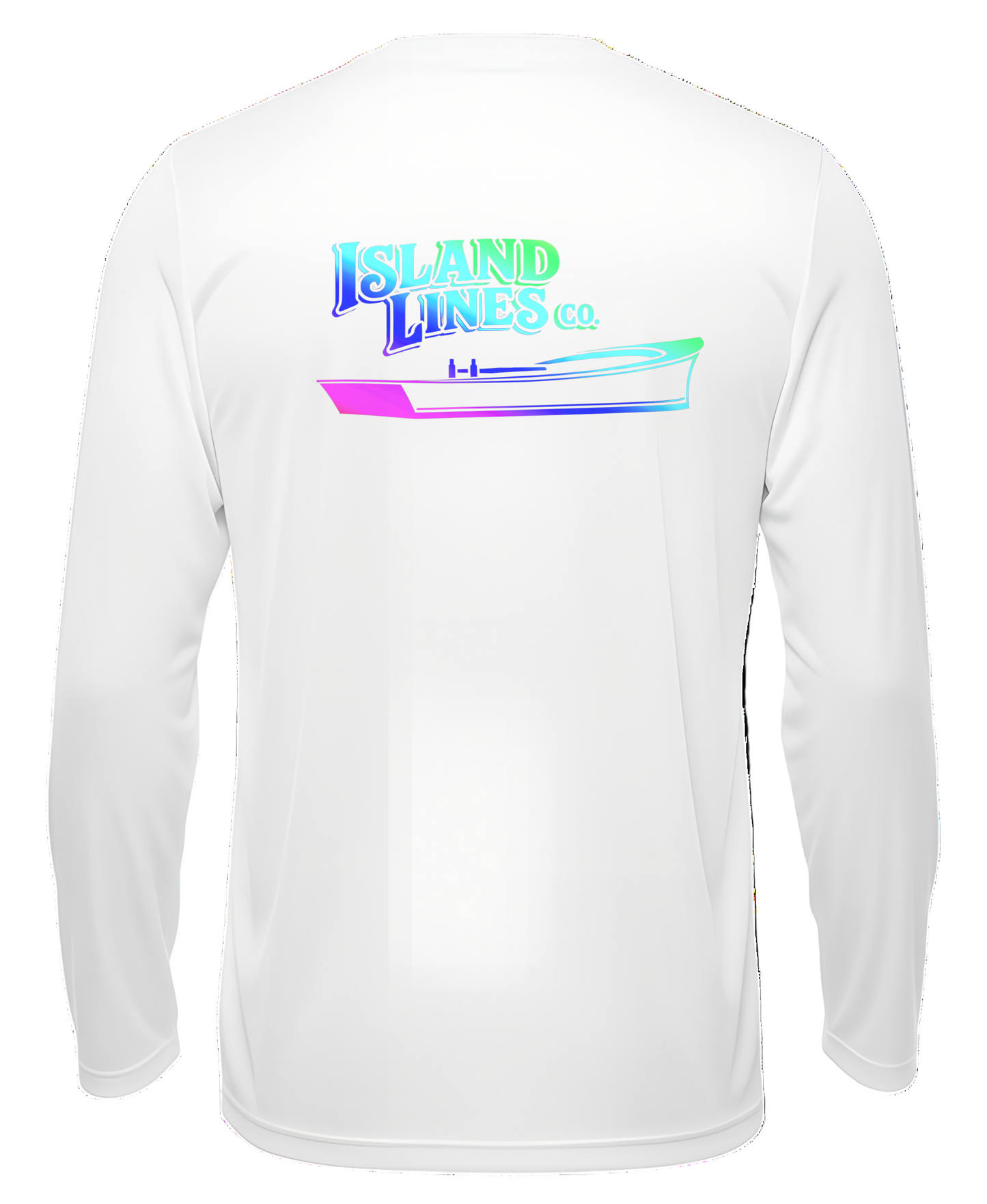 Island Lines co throwback Cool & Dry Sport Performance White
